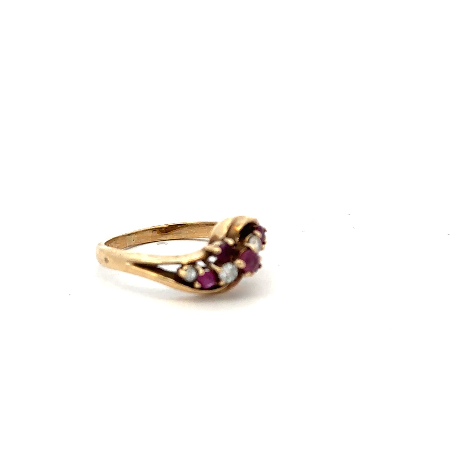 9ctd yellow gold diamond ring size M1/2 (SH23572l)