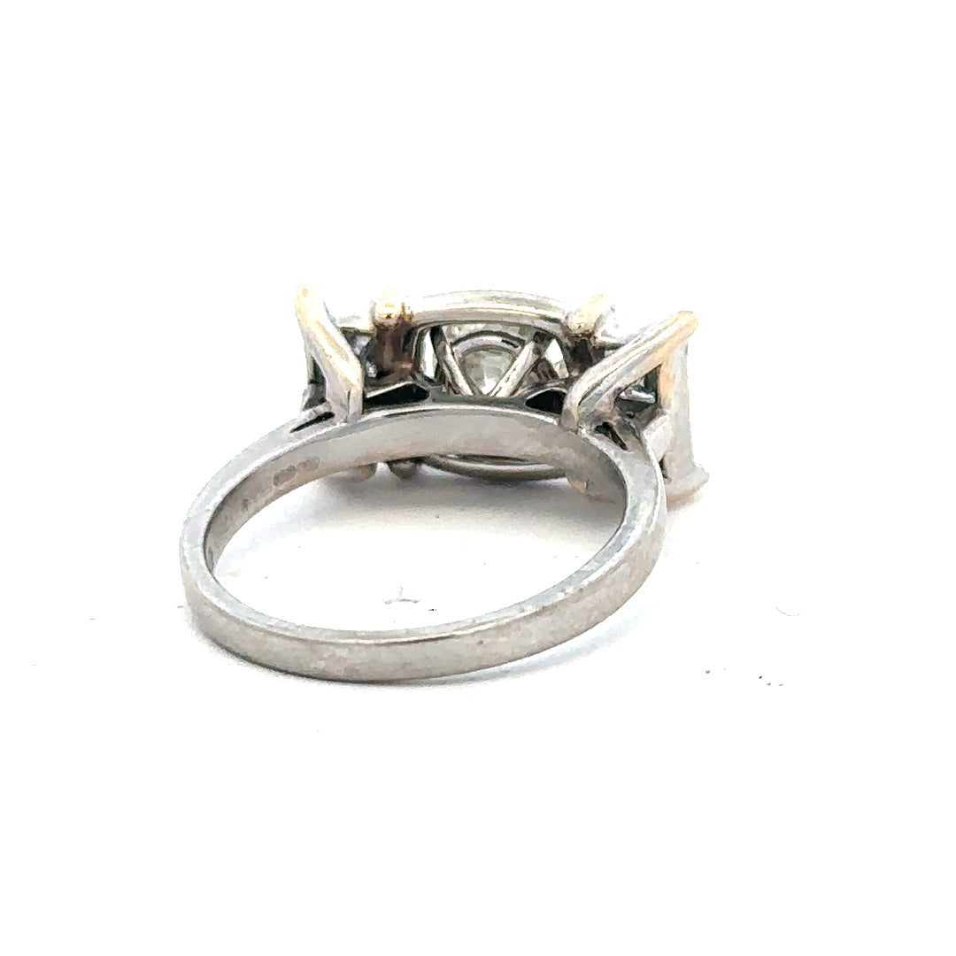 18ct white gold, 1.35 carat diamond ring (bb1315l)