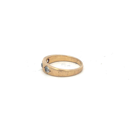 18ct yellow gold diamond ring size K1/2 (sh23955l)