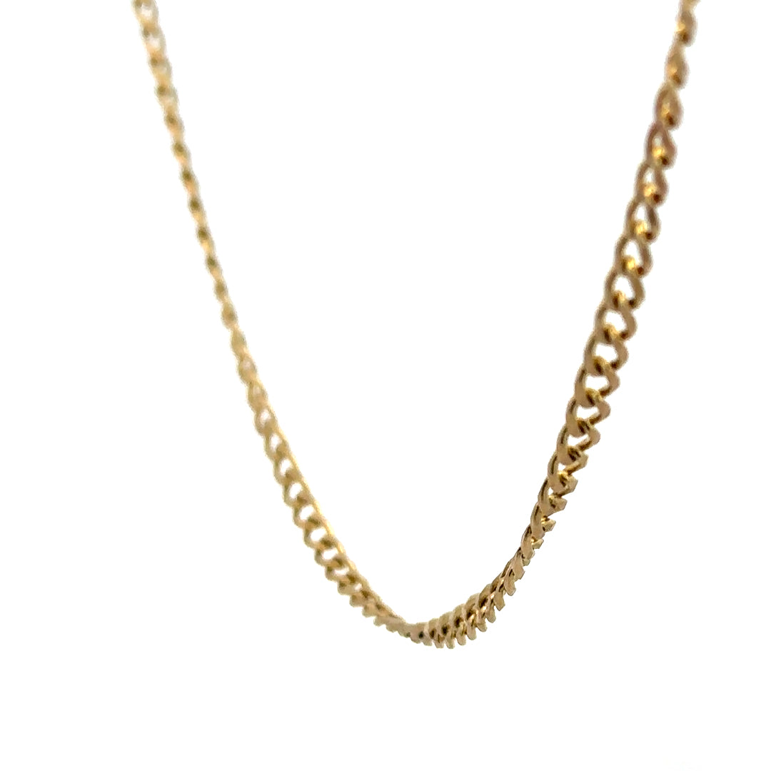 9ct yellow gold chain 7.4g (sh25881b)