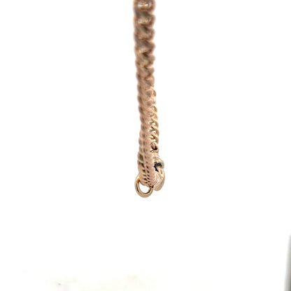 9ct yellow gold albert chain 45.6g (sh25992b)