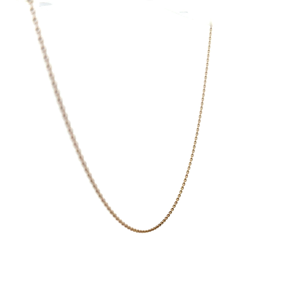 9ct yellow gold chain 1.3g (sh23678l)