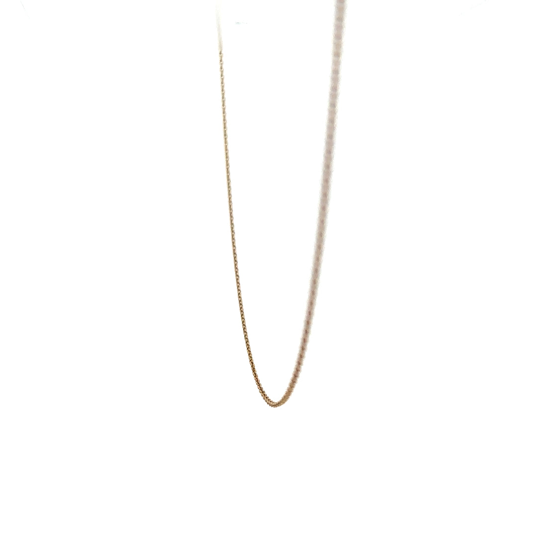 9ct yellow gold chain 1.3g (sh23678l)