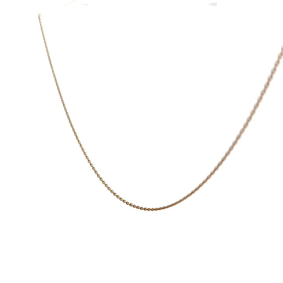 9ct yellow gold chain 1.3g (sh23678l)