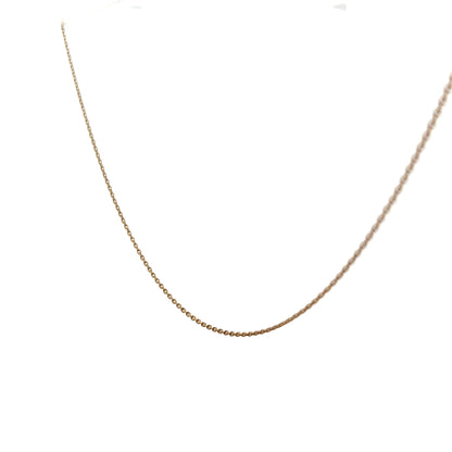 9ct yellow gold chain 1.3g (sh23678l)