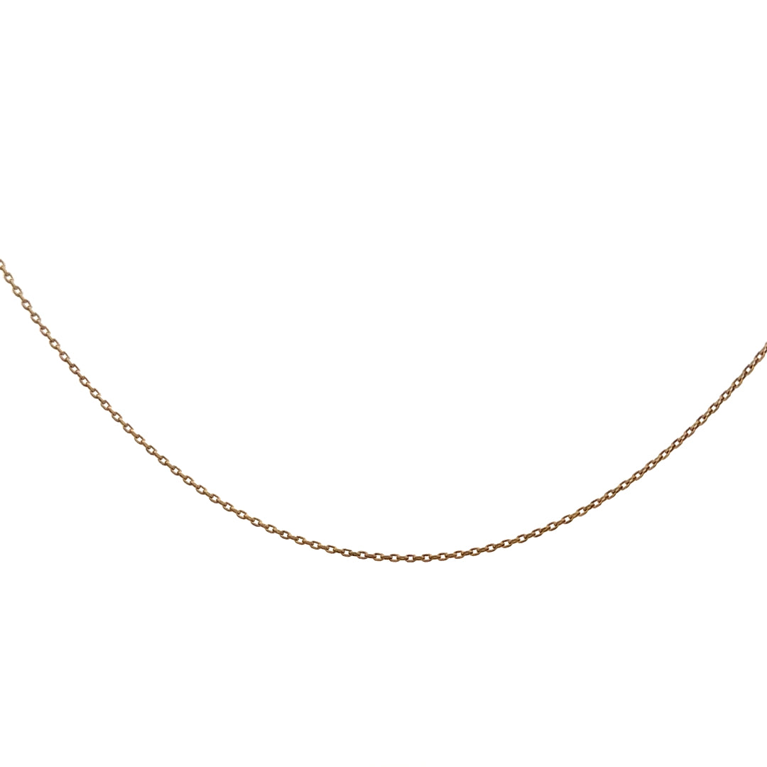 9ct yellow gold chain 1.3g (sh23678l)