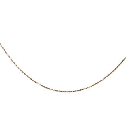 9ct yellow gold chain 1.3g (sh23678l)