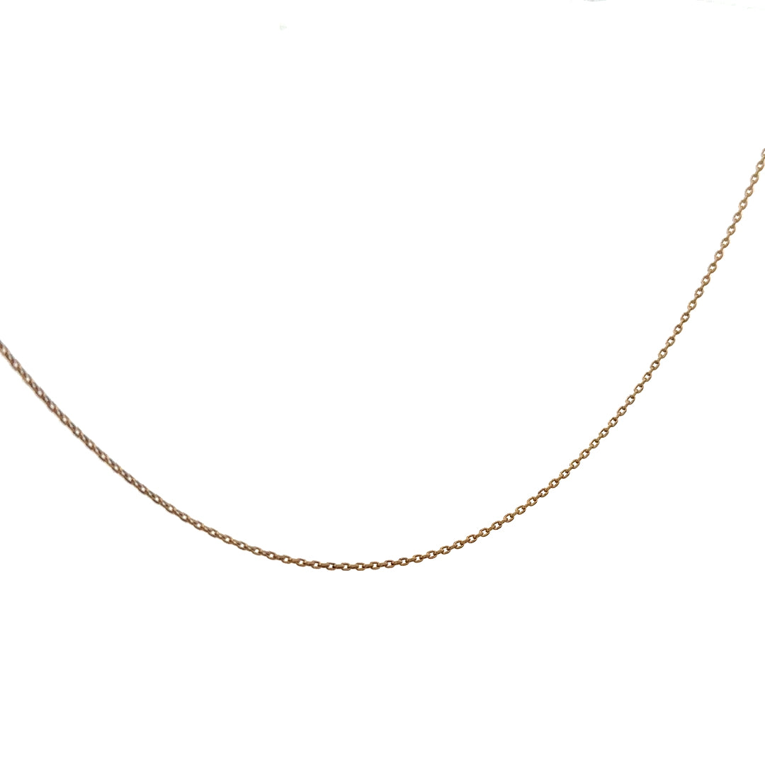 9ct yellow gold chain 1.3g (sh23678l)
