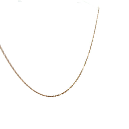 9ct yellow gold chain 1.3g (sh23678l)
