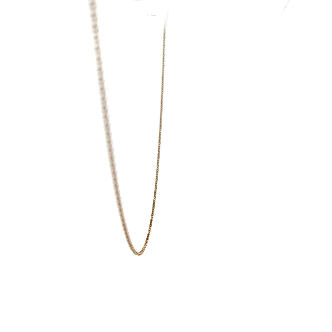 9ct yellow gold chain 1.3g (sh23678l)