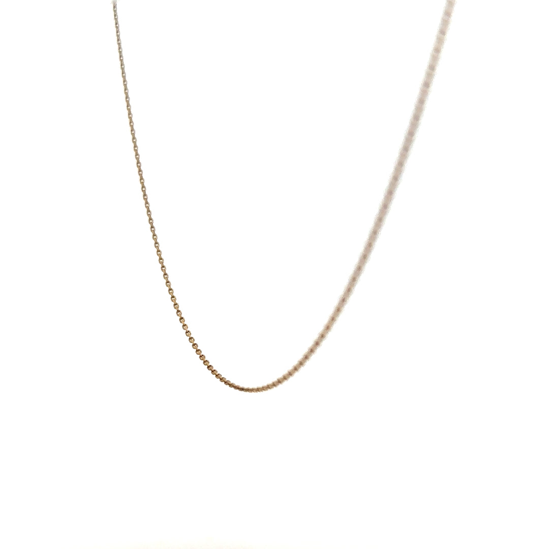 9ct yellow gold chain 1.3g (sh23678l)