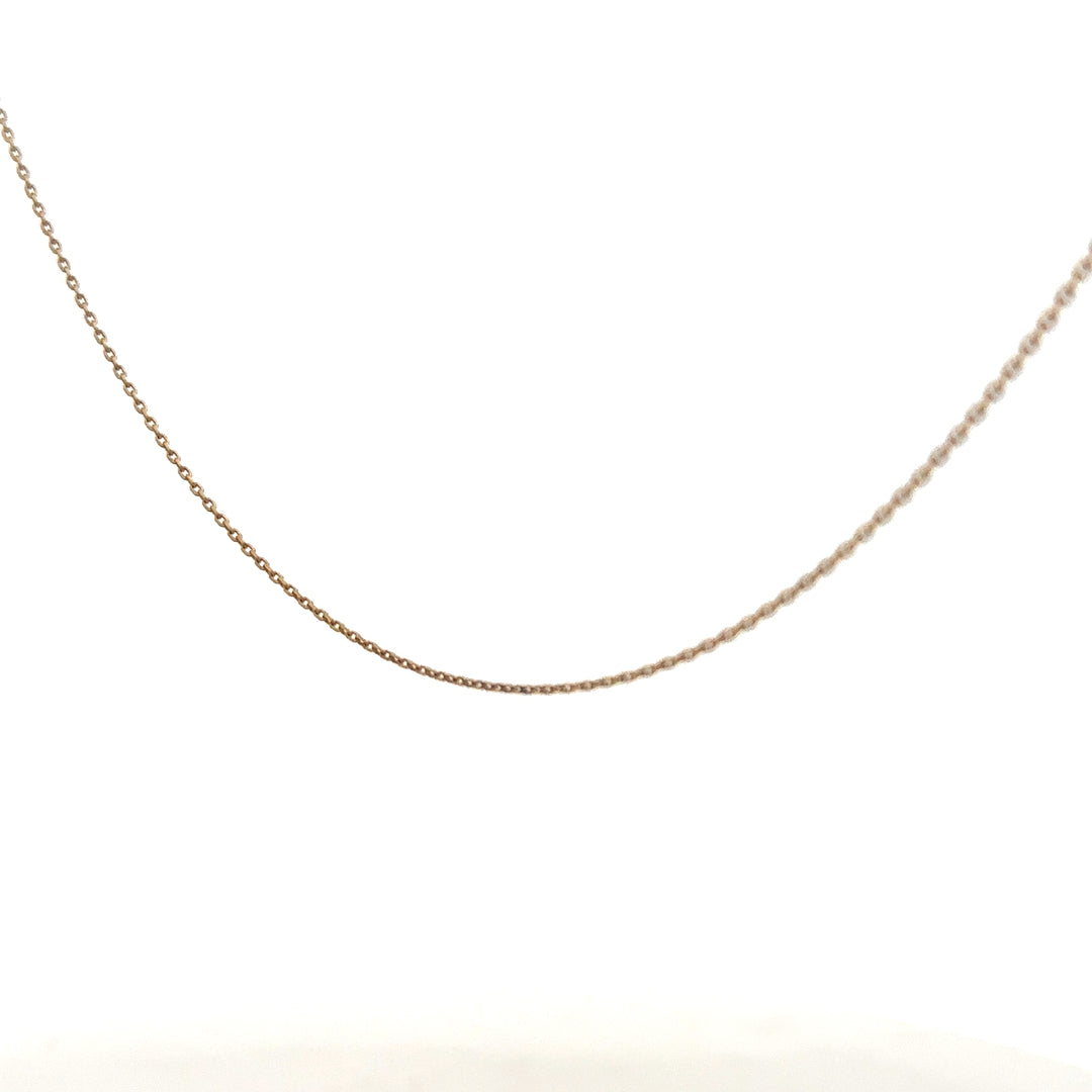 9ct yellow gold chain 1.3g (sh23678l)