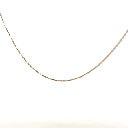 9ct yellow gold chain 1.3g (sh23678l)