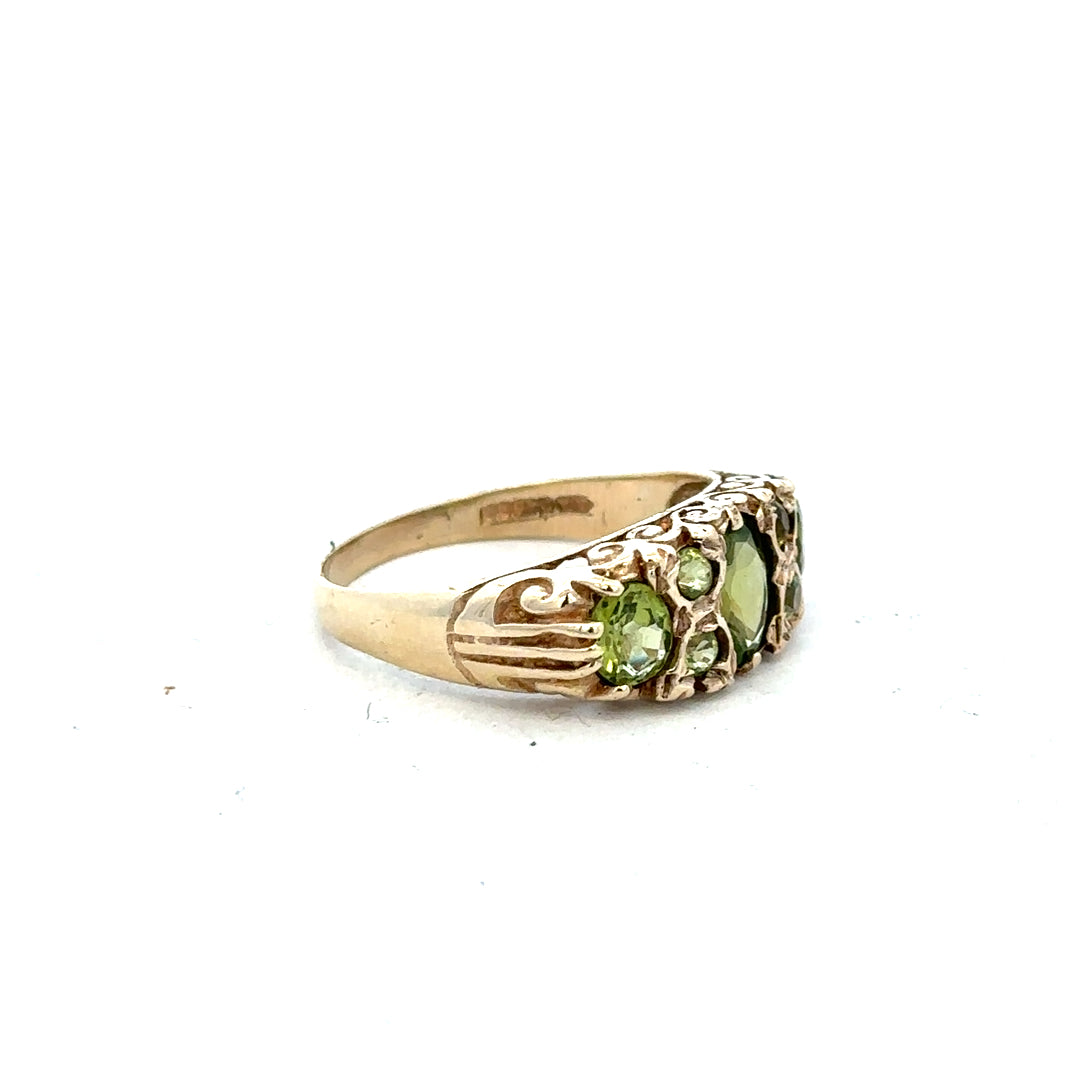 9ct yellow gold ring size P1/2 (sh24809l)