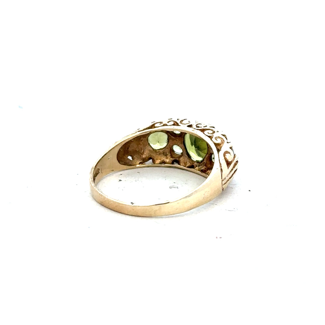 9ct yellow gold ring size P1/2 (sh24809l)