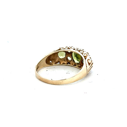 9ct yellow gold ring size P1/2 (sh24809l)