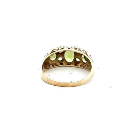 9ct yellow gold ring size P1/2 (sh24809l)
