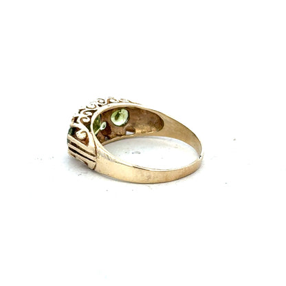 9ct yellow gold ring size P1/2 (sh24809l)