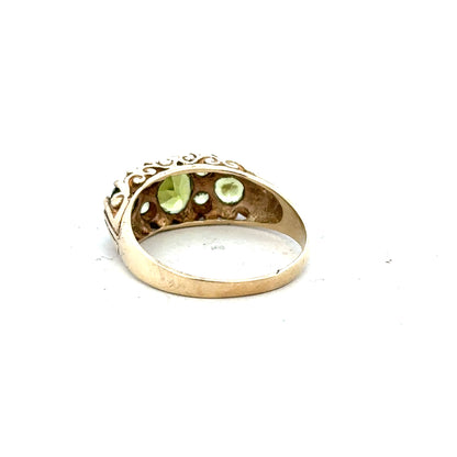 9ct yellow gold ring size P1/2 (sh24809l)