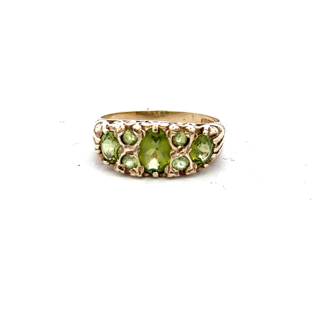 9ct yellow gold ring size P1/2 (sh24809l)