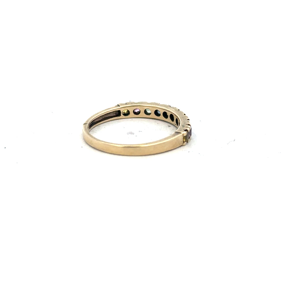 9ct yellow gold ring size O (sh26197b)