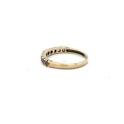 9ct yellow gold ring size O (sh26197b)