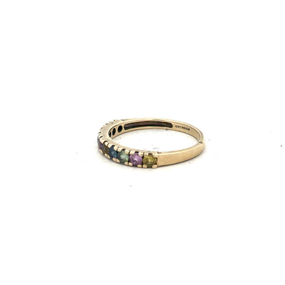 9ct yellow gold ring size O (sh26197b)
