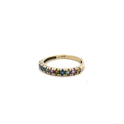 9ct yellow gold ring size O (sh26197b)