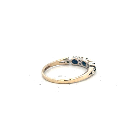 9ct yellow gold ring size L (sh26208b)