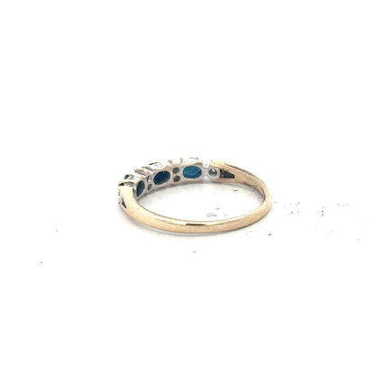 9ct yellow gold ring size L (sh26208b)