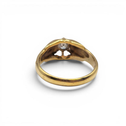 9ct yellow gold diamond ring  Sh25996b
