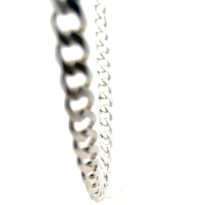 Silver curb chain 115.4g (sh26222b)