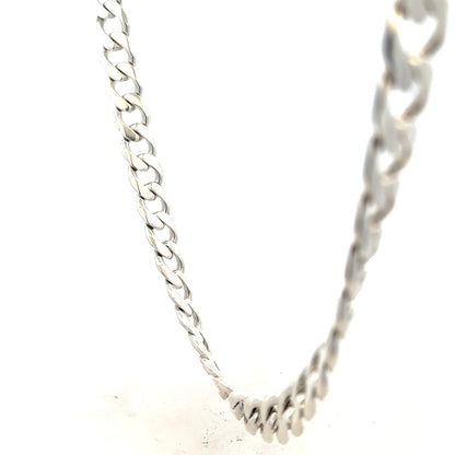 Silver curb chain 115.4g (sh26222b)