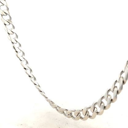 Silver curb chain 115.4g (sh26222b)