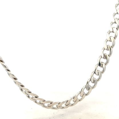 Silver curb chain 115.4g (sh26222b)