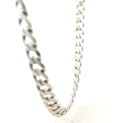 Silver curb chain 115.4g (sh26222b)
