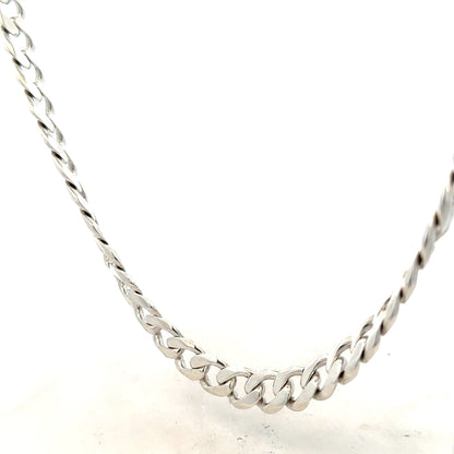 Silver curb chain 115.4g (sh26222b)