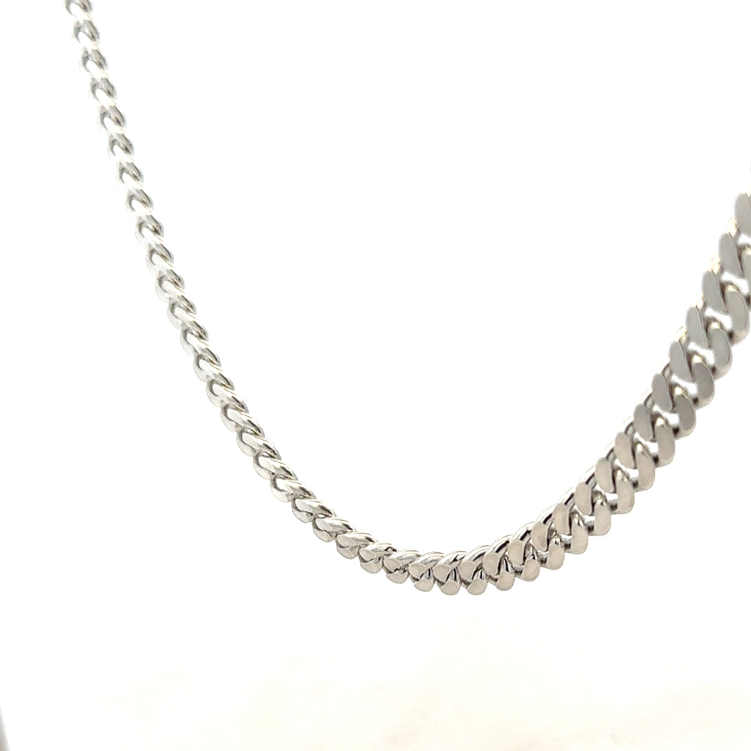 Silver curb chain 51.8g (sh26374b)