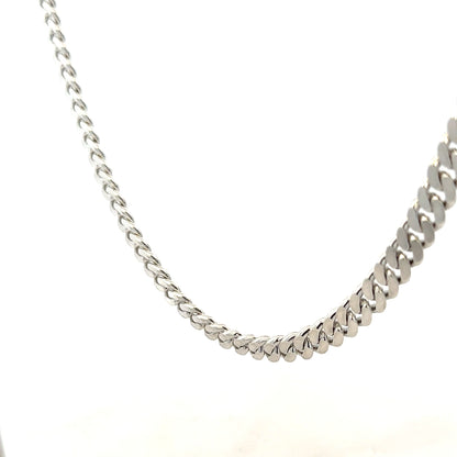 Silver curb chain 51.8g (sh26374b)