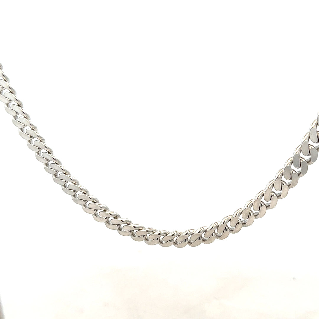 Silver curb chain 51.8g (sh26374b)