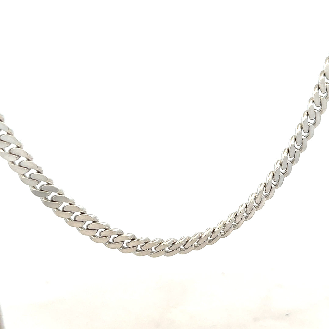 Silver curb chain 51.8g (sh26374b)