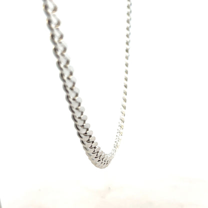 Silver curb chain 51.8g (sh26374b)