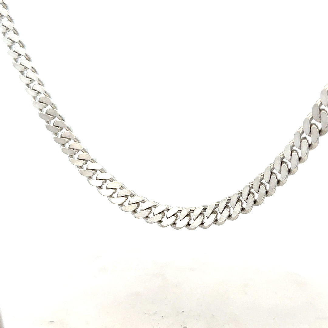Silver curb chain 51.8g (sh26374b)
