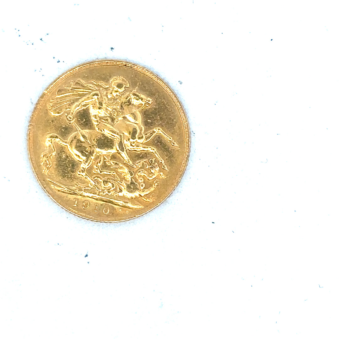 1910 full sovereign coin 8g (sh26415b)