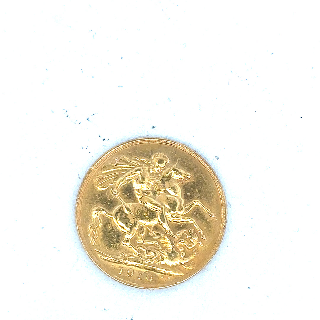 1910 full sovereign coin 8g (sh26415b)