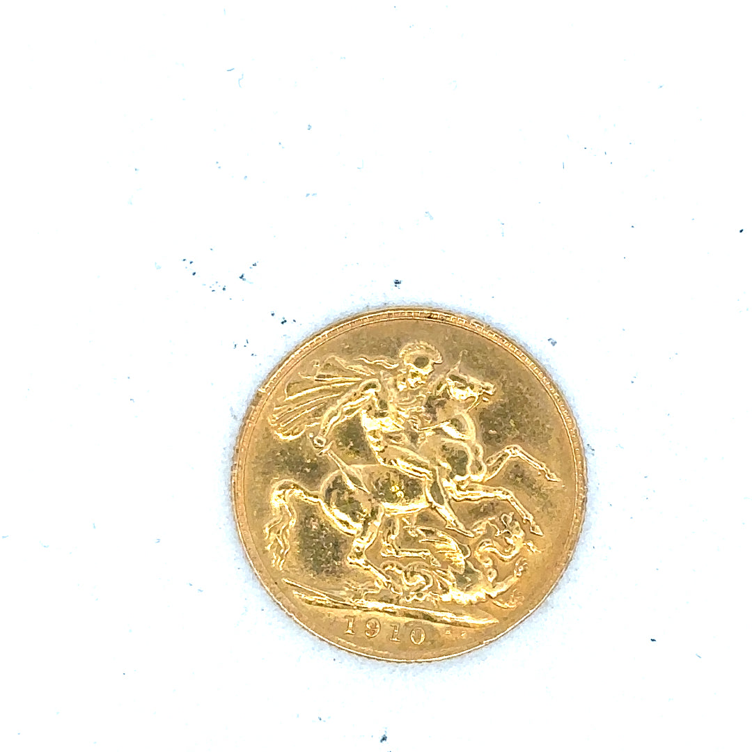 1910 full sovereign coin 8g (sh26415b)