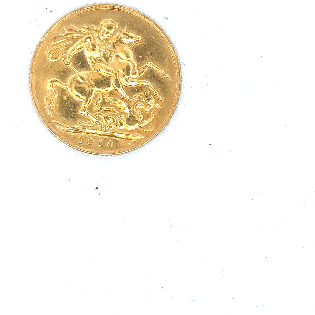 1910 full sovereign coin 8g (sh26415b)