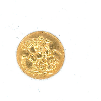1910 full sovereign coin 8g (sh26415b)