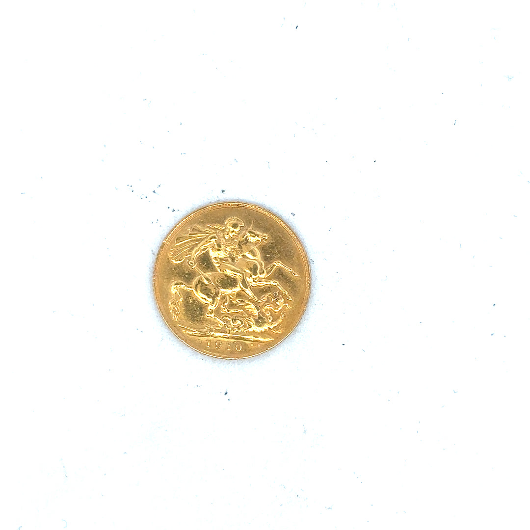 1910 full sovereign coin 8g (sh26415b)