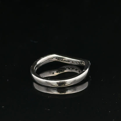 Platinum diamond ring size J (sh24872l)